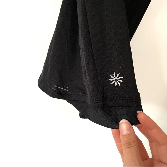 Athleta Build In Bra Workout Black Tank Top XS - Picture 6 of 6